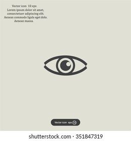Eye icon. Vector