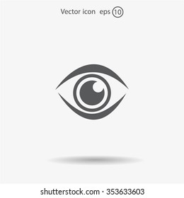 Eye icon - vector