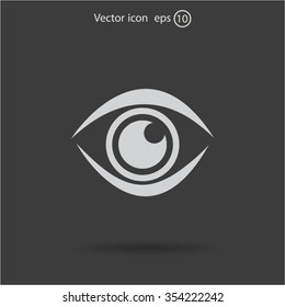 Eye icon - vector
