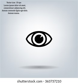 Eye icon. Vector
