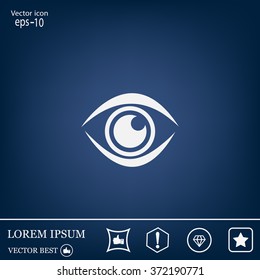 Eye icon - vector