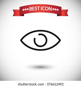 Eye icon vector