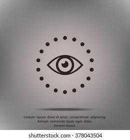 Eye icon - vector icon