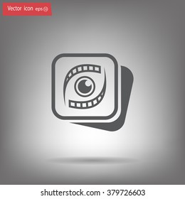 Eye icon - vector