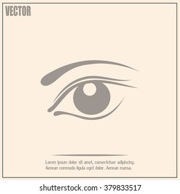 Eye icon. Vector