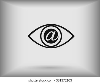 Eye icon - vector