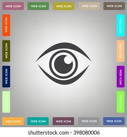 Eye icon - vector