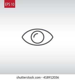  Eye icon vector, 