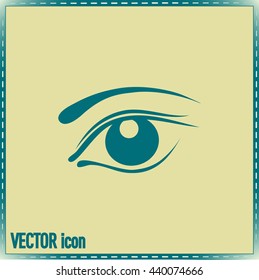 Eye icon. Vector
