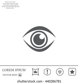 Eye icon - vector