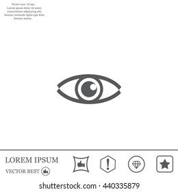 Eye icon. Vector