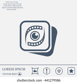 Eye icon - vector