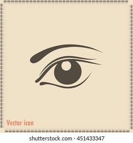 Eye icon. Vector