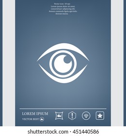 Eye icon - vector