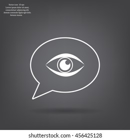 Eye icon - vector