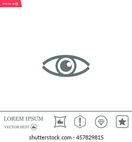 Eye icon. Vector
