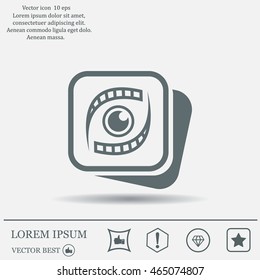 Eye icon - vector