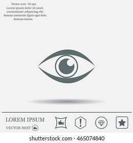 Eye icon - vector
