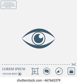 Eye icon - vector