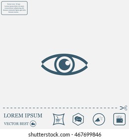 Eye icon. Vector