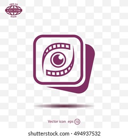 Eye icon - vector