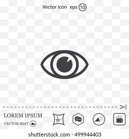 Eye icon. Vector