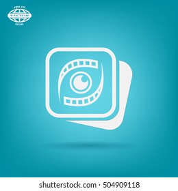 Eye icon - vector