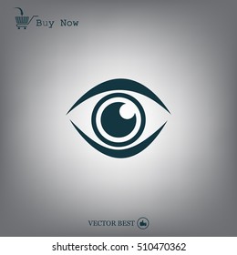 Eye icon - vector
