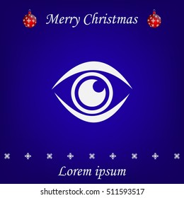 Eye icon - vector