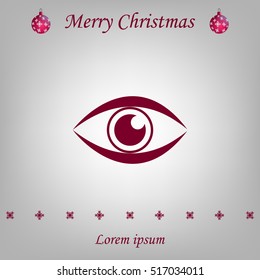 Eye icon - vector