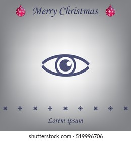 Eye icon. Vector
