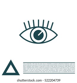Eye icon - vector