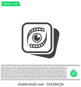 Eye icon - vector