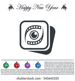 Eye icon - vector
