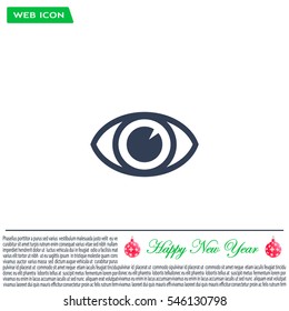 Eye icon. Vector
