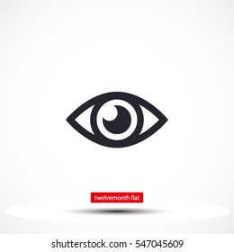 Eye Icon Vector Stock Vector (Royalty Free) 547045609 | Shutterstock