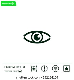 Eye icon. Vector