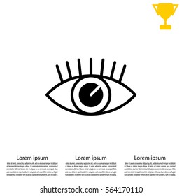Eye icon - vector