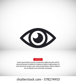 Eye icon. Vector