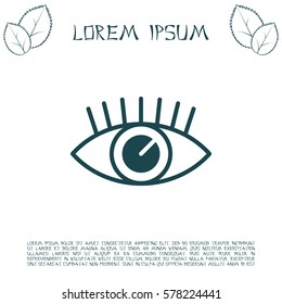 Eye icon - vector
