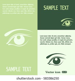 Eye icon. Vector