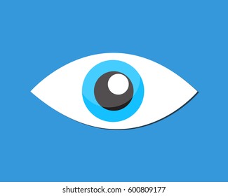 Eye - icon vector 