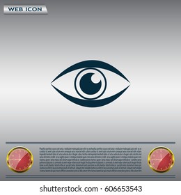 Eye icon - vector