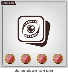 Eye icon - vector