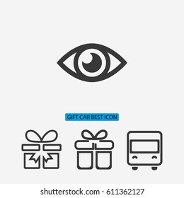 Eye icon. Vector