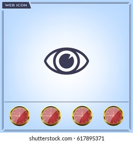 Eye icon. Vector
