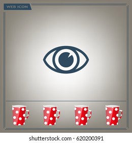 Eye icon. Vector