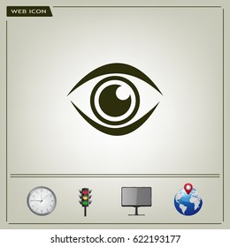 Eye icon - vector