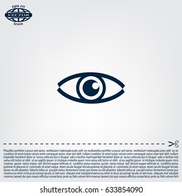 Eye icon. Vector