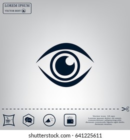 Eye icon - vector